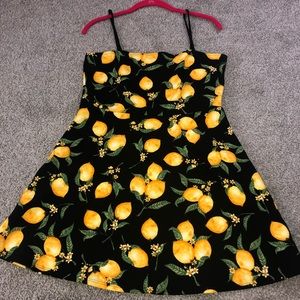 Divided lemon sundress